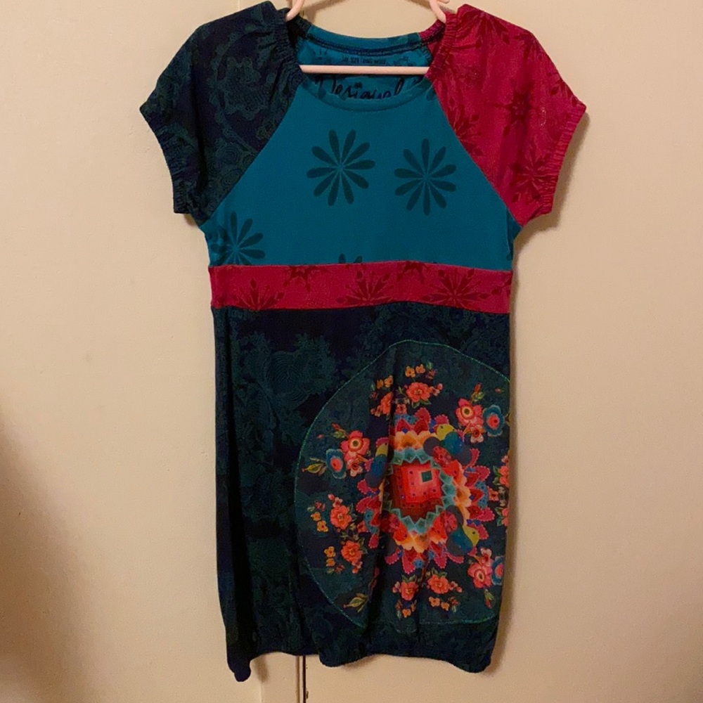 Classic desigual dress and beautiful colors